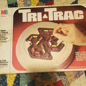 Tri-Trac Board Game 1980 Milton Bradley